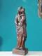 Statue Religieuse Ancienne En Bois De La Vierge à L'enfant Signée Lucien Pessey