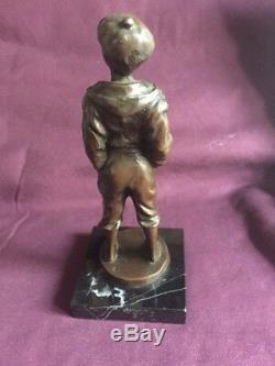 Statue sculpture Enfant bronze ancien Année 1900 25101880