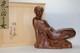 Statue Sculpture Femme Nue En Bronze Japon Ancienne Hori Shinji H11 Pouces