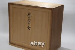 Statue sculpture femme nue en bronze Japon ancienne Hori Shinji H11 pouces