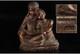 Statue Sculpture Fille Liseuse En Bronze H9 Pouces 1994 Artisanat Japon Ancien