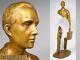 Statue Sculpture Homme En Bronze Art M La Luer Ancienne H22 Pouces