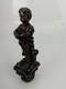 Statuette, Enfant, Chérubin, H 15,5cm, Sculpture Ancienne