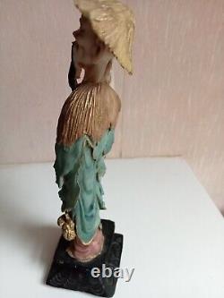 Statuette ancienne asiatique hauteur 24 cm