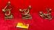Statuette Ancienne En Bronze. Sculpture érotique Afrique Lot De 3 Assez Rare