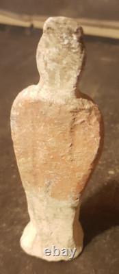 Statuette ancienne en terre cuite, style Wei, Chine XIXème siècle 13 cm