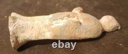 Statuette ancienne en terre cuite, style Wei, Chine XIXème siècle 13 cm