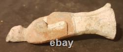 Statuette ancienne en terre cuite, style Wei, Chine XIXème siècle 13 cm