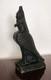 Statuette En Pierre Du Dieu Horus Signée Art Égyptien Statue Sculpture Ancien