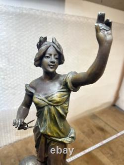 Statuette régule Science Arts 46,5 cm? Ancienne, Statue Réf N. 1