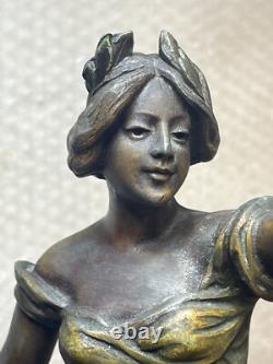 Statuette régule Science Arts 46,5 cm? Ancienne, Statue Réf N. 1