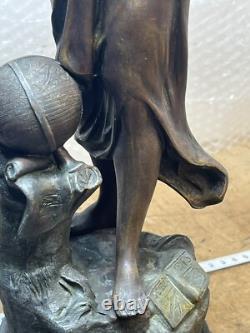 Statuette régule Science Arts 46,5 cm? Ancienne, Statue Réf N. 1
