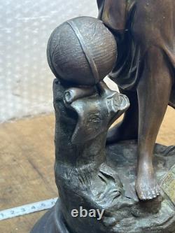 Statuette régule Science Arts 46,5 cm? Ancienne, Statue Réf N. 1