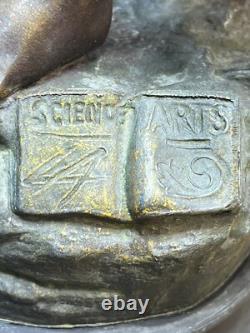 Statuette régule Science Arts 46,5 cm? Ancienne, Statue Réf N. 1