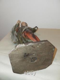 Ste Marie Madeleine/ANCIENNE STATUE RELIGIEUSE/BOIS SCULPTé/H. 27cm/XIXèXVIIIè