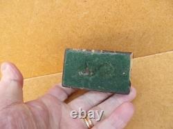 Sujet ancien petit bronze famille hiboux Chouette sur ce socle en marbre