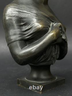 Superbe ancienne SCULPTURE en BRONZE XIXème Madame De Récamier