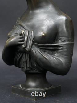 Superbe ancienne SCULPTURE en BRONZE XIXème Madame De Récamier