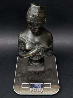 Superbe ancienne SCULPTURE en BRONZE XIXème Madame De Récamier
