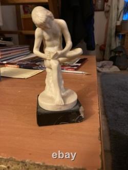 Superbe ancienne sculpture LE TIREUR D'EPINE Spinario A. SANTINI