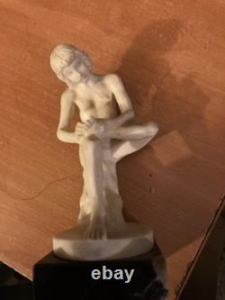 Superbe ancienne sculpture LE TIREUR D'EPINE Spinario A. SANTINI