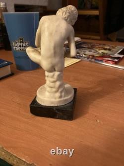 Superbe ancienne sculpture LE TIREUR D'EPINE Spinario A. SANTINI