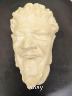 Tête Faune dansant Pompeï Moulage ancien sculpture murale