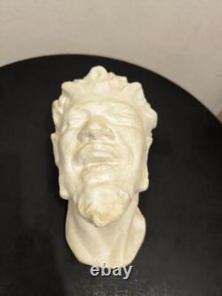 Tête Faune dansant Pompeï Moulage ancien sculpture murale