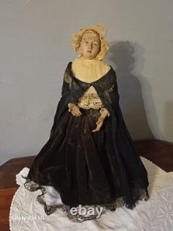 Tres Ancienne Statuette De Procession