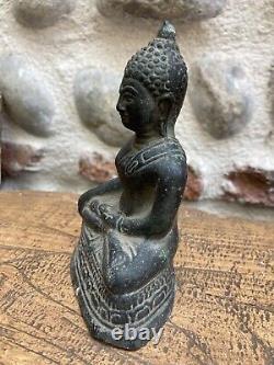 Très Beau Bouddha Bronze ancien statue Bouddha Shakyamuni Amitabha Sculpture Art