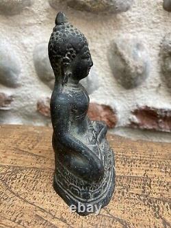 Très Beau Bouddha Bronze ancien statue Bouddha Shakyamuni Amitabha Sculpture Art