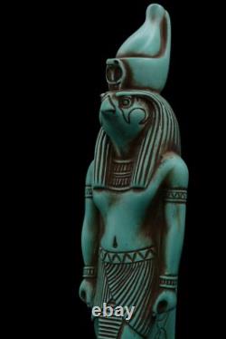 UNIQUE ANCIENNE EGYPTIENNE ANCIENNE Statue of Horus Falcon Sky sculpture fait