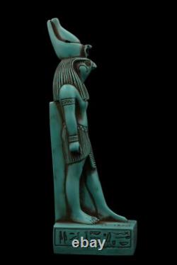 UNIQUE ANCIENNE EGYPTIENNE ANCIENNE Statue of Horus Falcon Sky sculpture fait