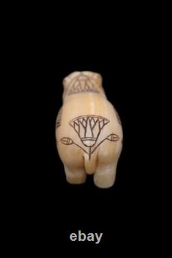UNIQUE ANCIENNE EGYPTIENNE réplique statue de sculpture hippopotame niil fleu