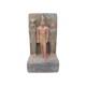 Unique Ancienne Statue Egyptienne Pierre Roi Menkaure, Sculpture Isis Amon