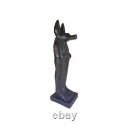UNIQUE ANCIENNE STATUE EGYPTIENNE sculpture en pierre de l'au-delà du chacal