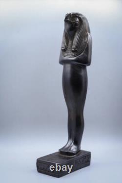 UNIQUE PHARAONIQUE ANCIEN EGYPTIEN Dieu Horus faucon ciel statue sculpture fa