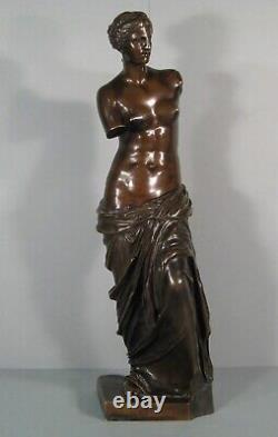 Vénus De Milo Aphrodite Sculpture Antique Bronze Ancien