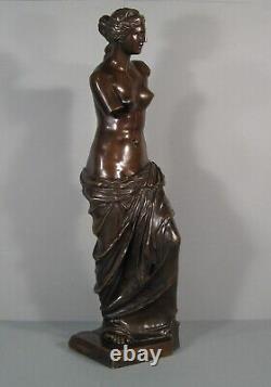 Vénus De Milo Aphrodite Sculpture Antique Bronze Ancien