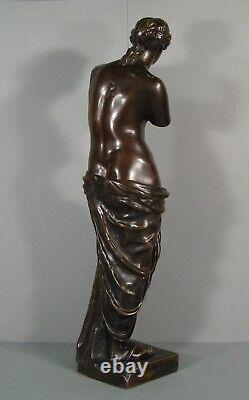 Vénus De Milo Aphrodite Sculpture Antique Bronze Ancien