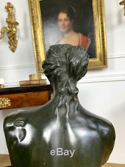 Venus De Milo Bronze A Patine Verte De 97cm De Haut Epreuve Ancienne A Clavettes