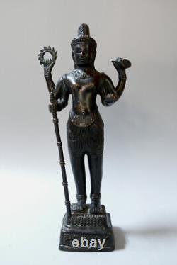 Vishnu bronze ancien Cambodge deva visnu hindouisme