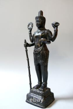 Vishnu bronze ancien Cambodge deva visnu hindouisme
