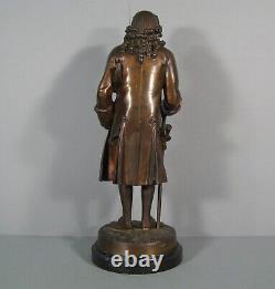 Voltaire Sculpture Bronze Ancien Fondeur Susse Frères